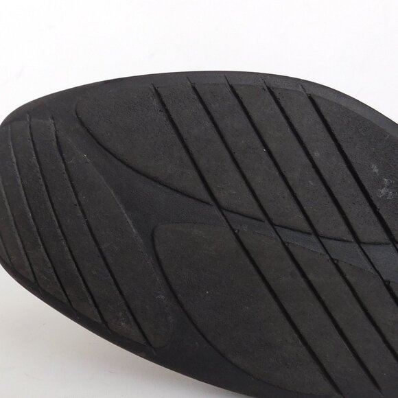 Ecco Black Leather Slip On Loafers adjustable Straps Size 12 Square toe Men's - Picture 11 of 16